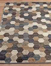  D579 - BEIGE-BLUE -  -  MATRIX 