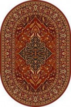   Isfahan oval Leyla ruby 